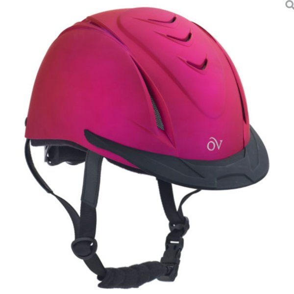 Ovation Deluxe Schooler Helmet Fuchsia