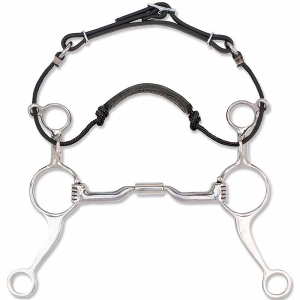 Myler Long Shank Combo Bit Low Port Snaffle MB 04