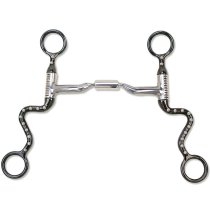 Myler Black Steel Seven Shank Low Port Comfort Snaffle