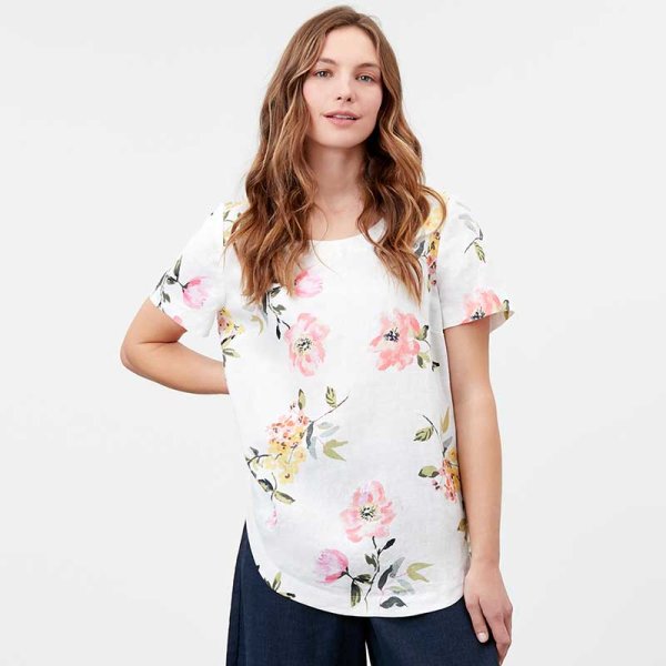 Joules Dina Linen Shell Top
