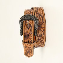 Nocona Sunflower Embossed Ladies Belt