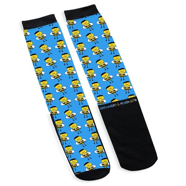 Dreamers n' Schemers Bonjour Bee Socks