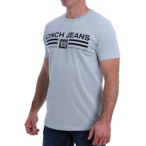 Cinch Heathered Lite Blue Mens T-Shirt