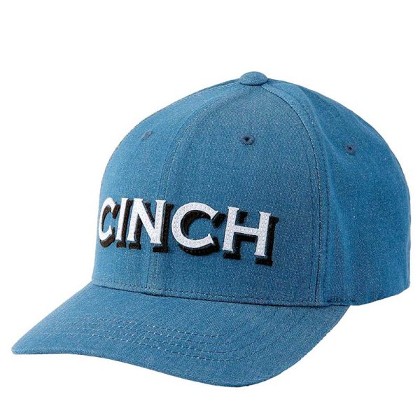 Cinch FlexFit Blue Ball Cap S/M
