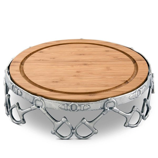 Equestrian Cheese Pedestal