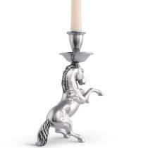 Arthur Court Rearing Horse Candlestick