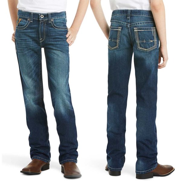 Ariat B5 Slim Boundary Straight Leg Boys Jeans