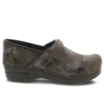 Dansko Professional Clogs in Camo Suede 39