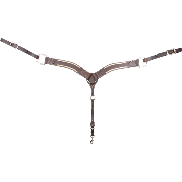 Cashel 2 Inch Rawhide Laced Breastcollar