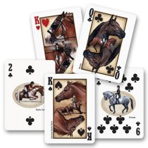 Horse Playing Deck of Cards