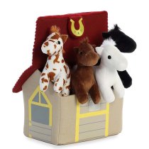 My Horse Stable Plush Playset for Babies