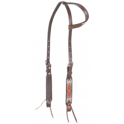 Cashel Slip Ear Gallup Beaded Headstall