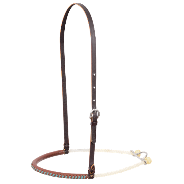 Martin Saddlery Single Rope Noseband Leather Covered