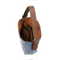 Joy Susan Classic Hobo Bags with Silver Buckle Mulberry