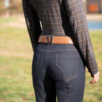 Kerrits Stretch Denim Knee Patch Breeches
