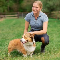 Kerrits Stretch Denim Knee Patch Breeches