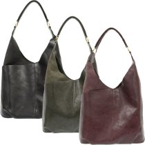 Joy Susan Dani Vintage Hobo with Faux Suede Trim