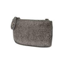 Joy Susan Faux Cheetah Mini Crossbody Wristlet Clutch
