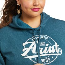 Ariat REAL Graphic Logo Hooded Sweatshirt XS