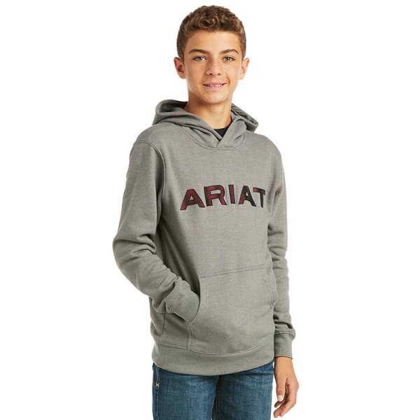 Ariat Boys Basic Hoodie Sweatshirt S