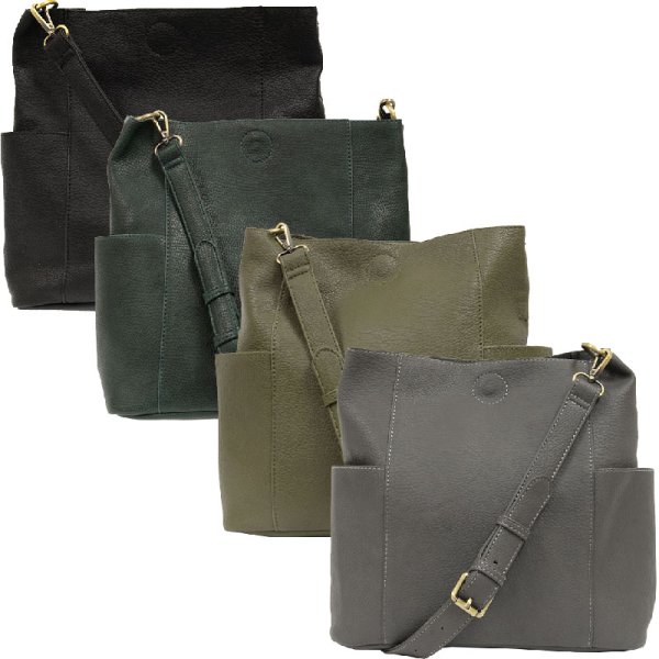 Joy Susan Kayleigh Side Pocket Bucket Bag