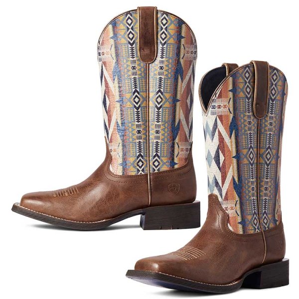 Ariat Pendleton Circui Savanna Western Boots for Women 8.5