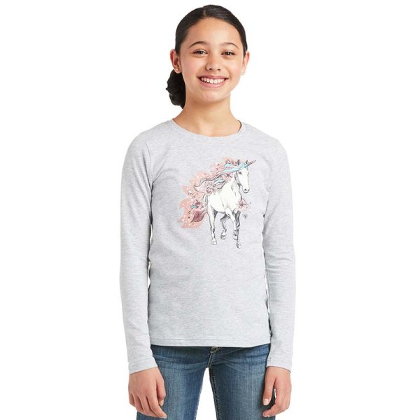 Ariat Girls Unicorn Long Sleeve Tee (L only)