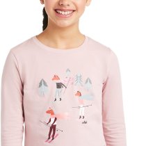 Ariat Girls Powder Ponies T-Shirt Long Sleeve L