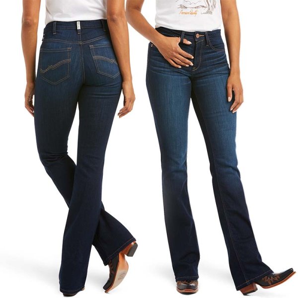 Ariat REAL High Rise Ballary Boot Cut Jeans