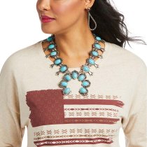 Ariat Lucky Stripes Long Sleeve T-Shirt for Women M