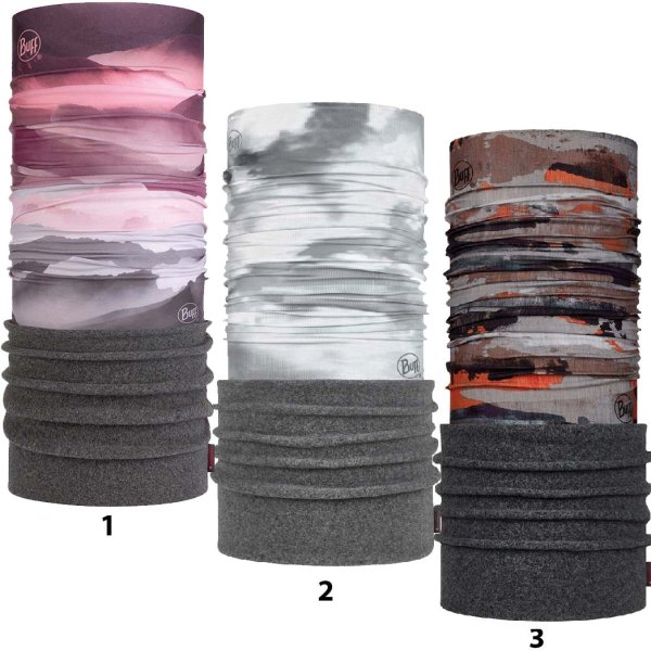 Buff Polar Multifunctional Headwear w/ Grey Fleece