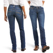 Ariat REAL Mid Rise Brenda Straight Jeans