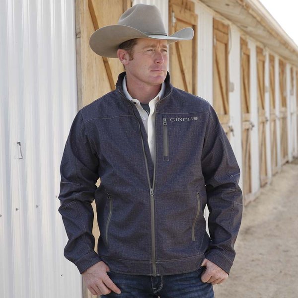 Cinch Men's Textured Bonded Jacket S