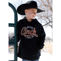 Cinch Logo Hoodie Sweatshirt for Boys L,XL