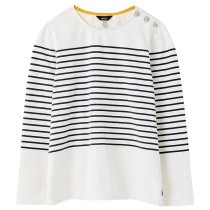 Joules Seacombe Button Shoulder Breton Top 6
