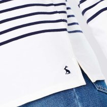 Joules Seacombe Button Shoulder Breton Top 6