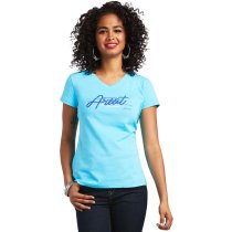 Ariat REAL Logo Script Classic Fit Tee L