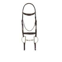 Ovation Breed Fancy Stitched Raised Padded Bridle with Reins