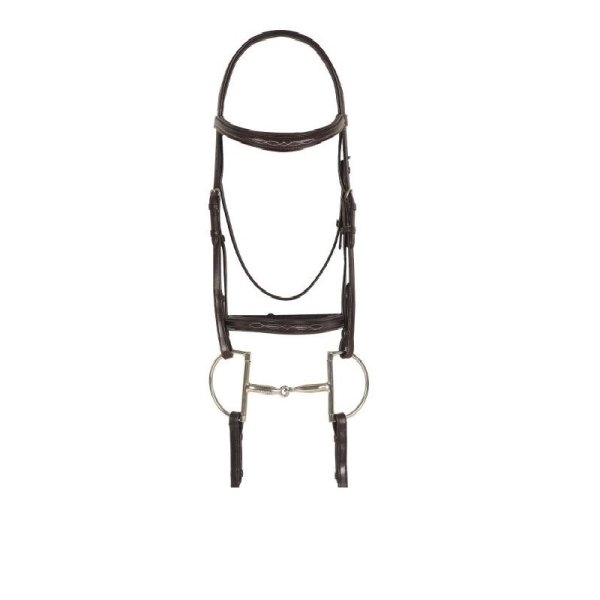 Ovation Breed Fancy Stitched Raised Padded Bridle with Reins