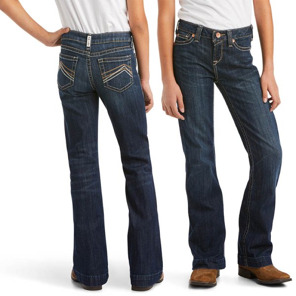 Ariat Girls Kimberly Wide Leg Trouser Jeans 8