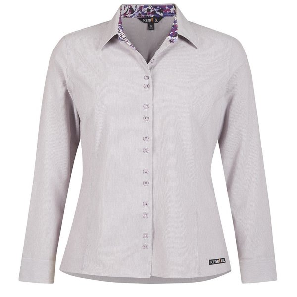 Kerrits Equitate Button Up Shirt Magenta