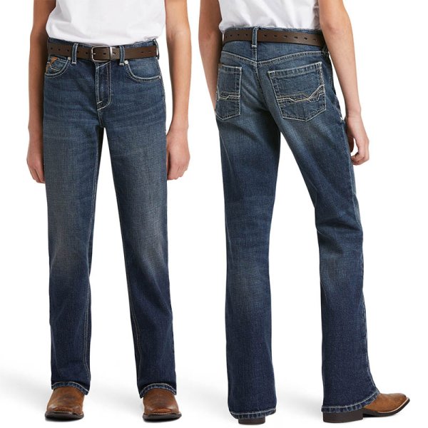 Ariat B4 Relaxed Augustus Fashion Boot Cut Jeans 7, 8