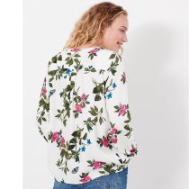 Joules Rosamund Pintuck Pop Over Floral Shirt 8