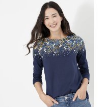 Joules Harbour Print Long Sleeve Jersey Top 6