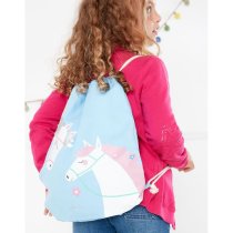 Joules Active Canvas Drawstring Horse Bag