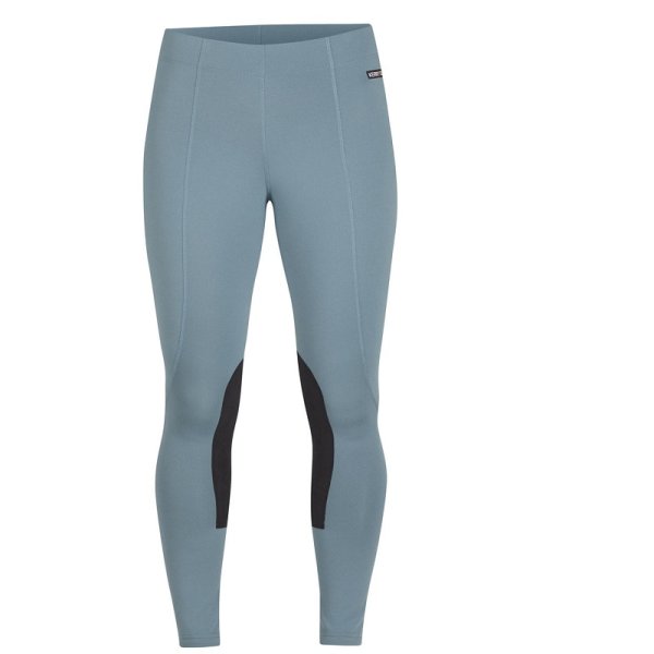Kerrits Flow Rise Knee Patch Performance Tights Seaglass XS