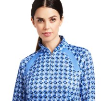 Ariat Sunstopper 2.0 Baselayer Shirt Ditsy Horse Print S