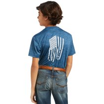 Ariat Charger Vertical Flag Boys Tee