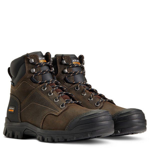 Ariat Treadfast 6" Waterproof Work Boots for Men