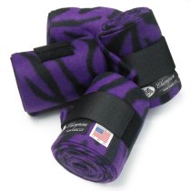Champion Fleece Polo Wraps Zebra